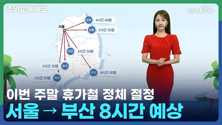 2024년 8월 첫째 주 고속도로 주말 교통예보