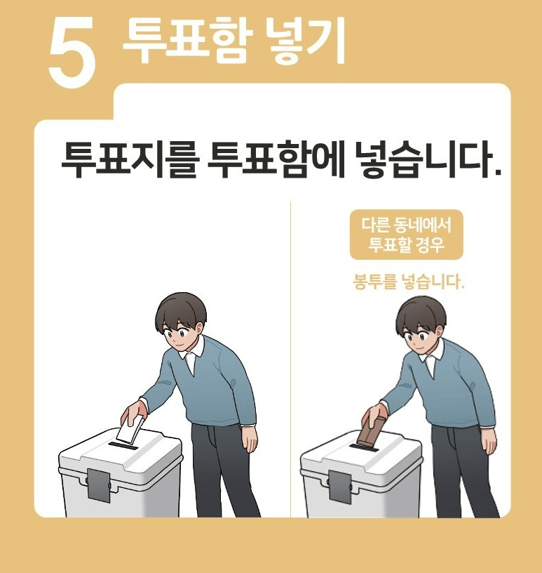 사전투표 방법 사전투표소 장소 찾기