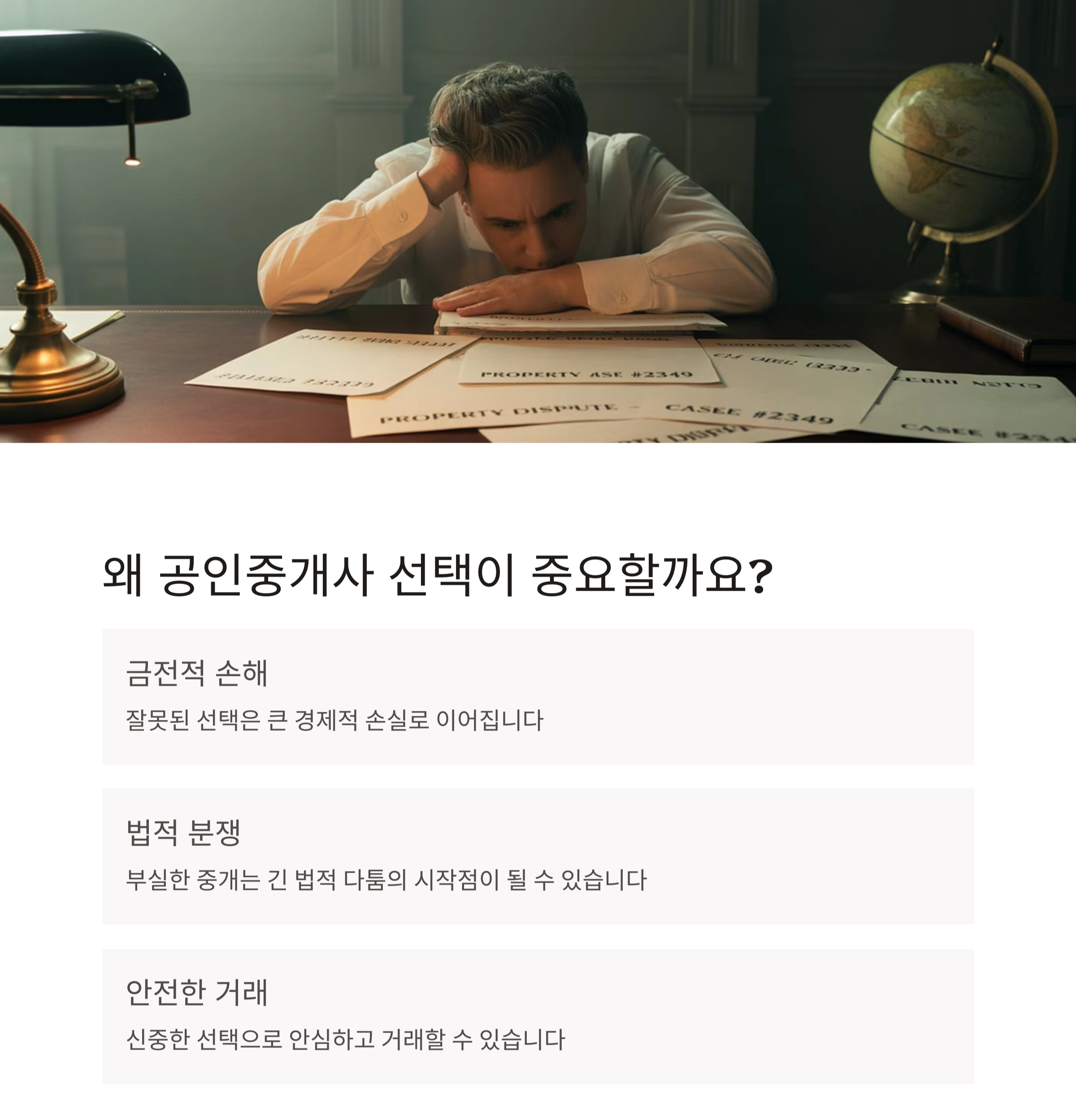 신뢰할 수 있는 공인중개사 선택하는 7가지 핵심 기준