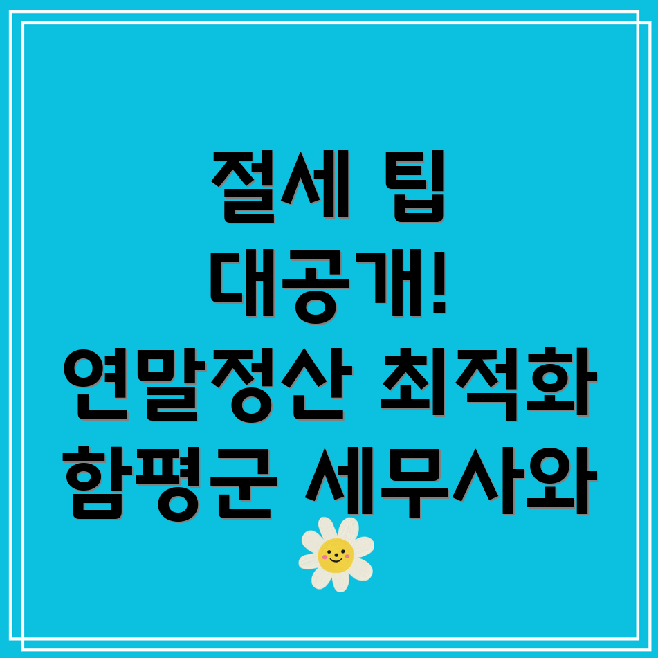 함평군 연말정산