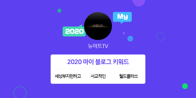  2020 블로그 요약! - 네이버 블로그