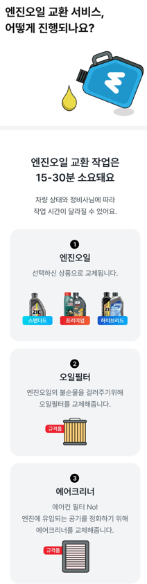 엔진오일교환절차