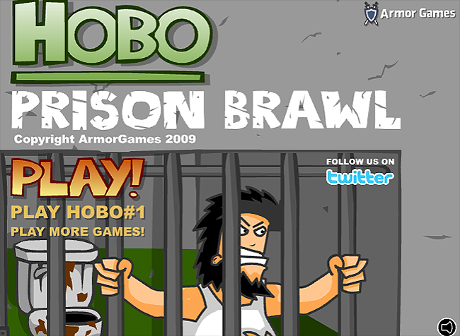 hobo-prison-brawl-게임-인트로-장면