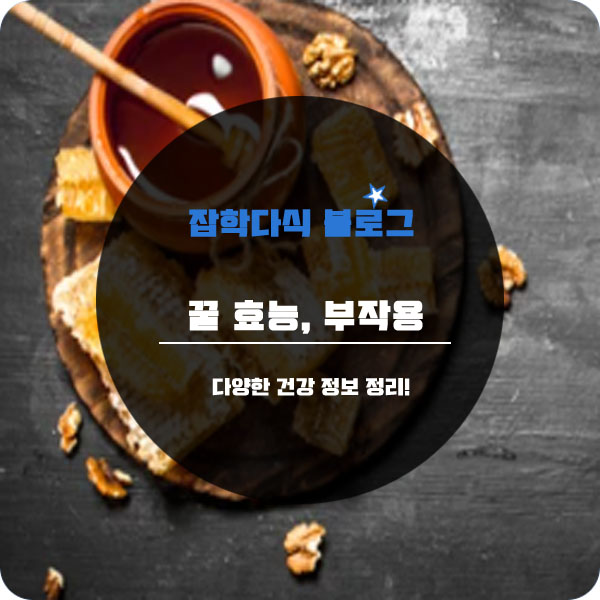  꿀 효능 부작용