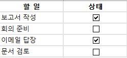 체크박스 활용하기