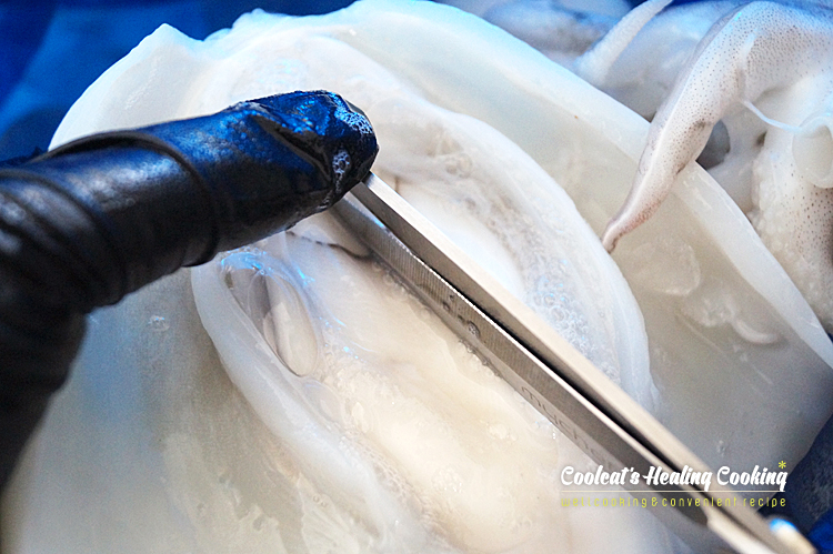 갑오징어숙회, 갑오징어손질법과 20