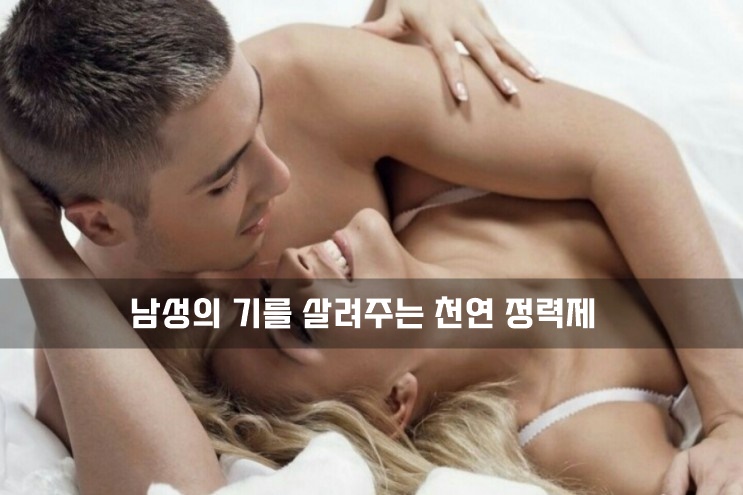  남성의 기를 살려주는 천연 정력제