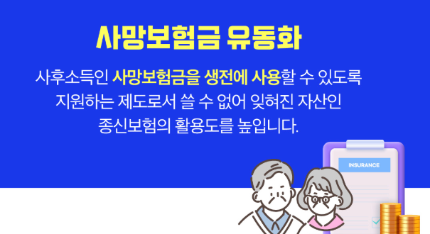 사망보험금 유동화