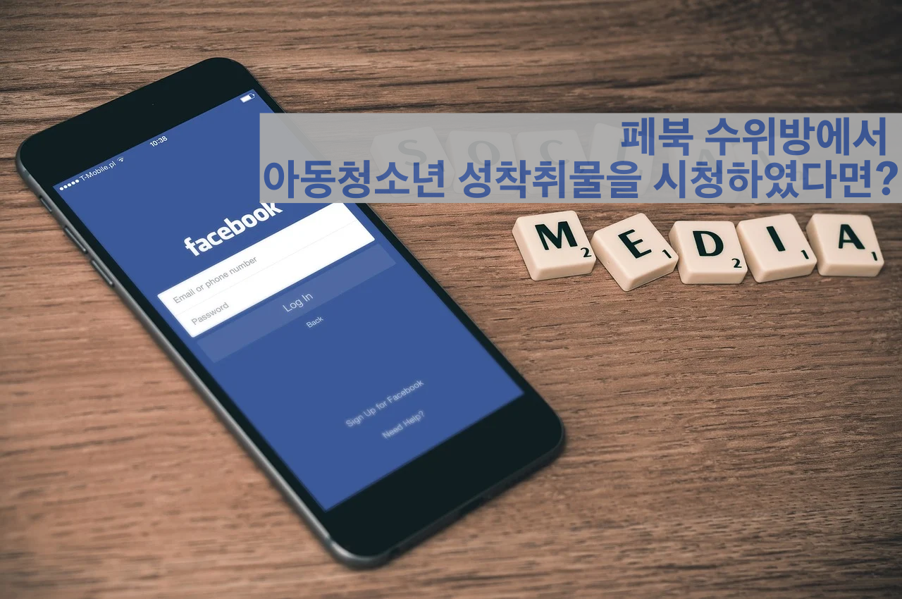  페이스북 수위방에서 아동청소년 성착취물을 시청하였다면?