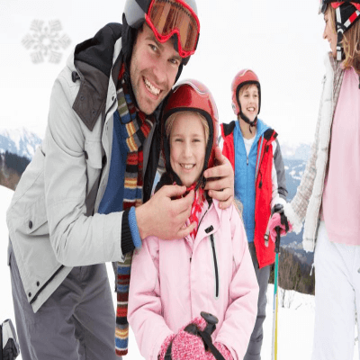 겨울방학 가족 스키여행 