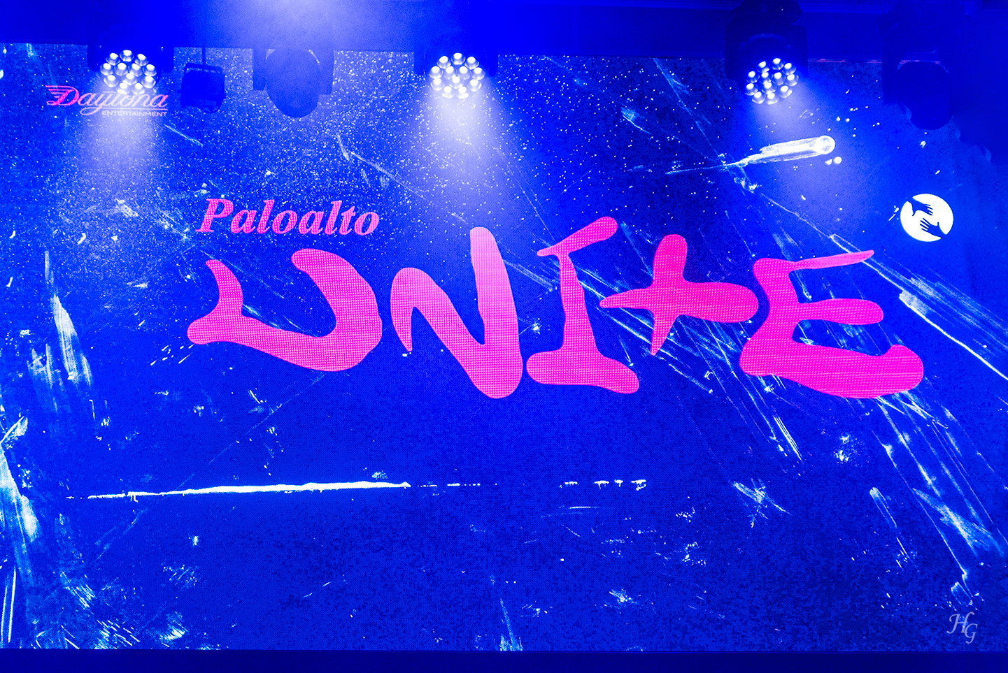 팔로알토 단독공연 유나이트(UNITE) 무대 배경