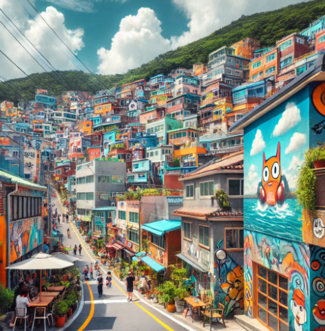 부산 감천문화마을 이미지