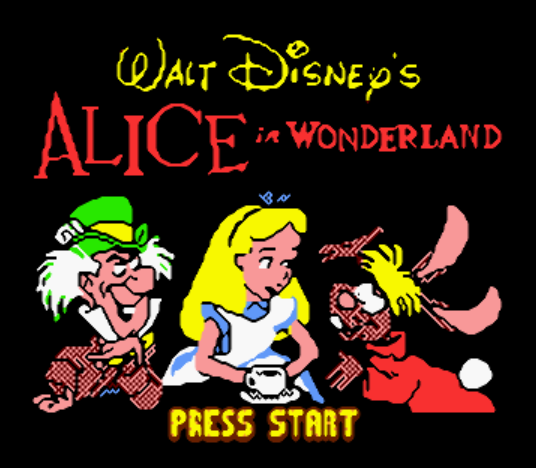  (GBC / USA) Alice in Wonderland - 게임보이 컬러 북미판 게임 롬파일 다운로드