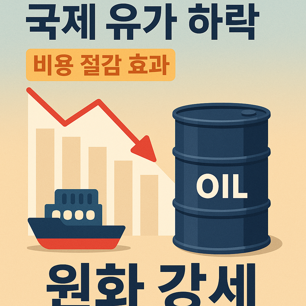 유가 하락 이미지