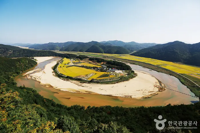 회룡포 전경 이미지