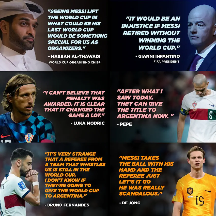 카타르 월드컵 아르헨티나 심판 매수