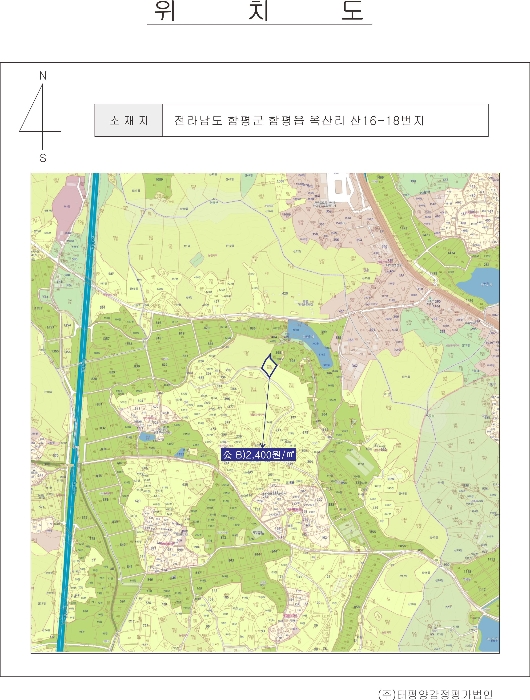 목포지원2022타경2347 위치도사진