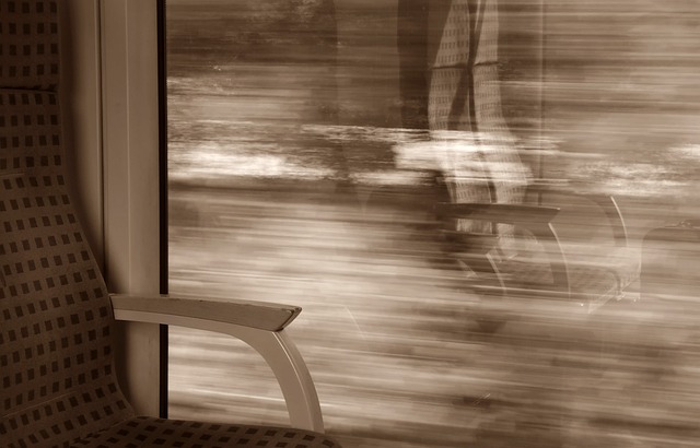 1호선 급행 전철과 다른 열차 의자