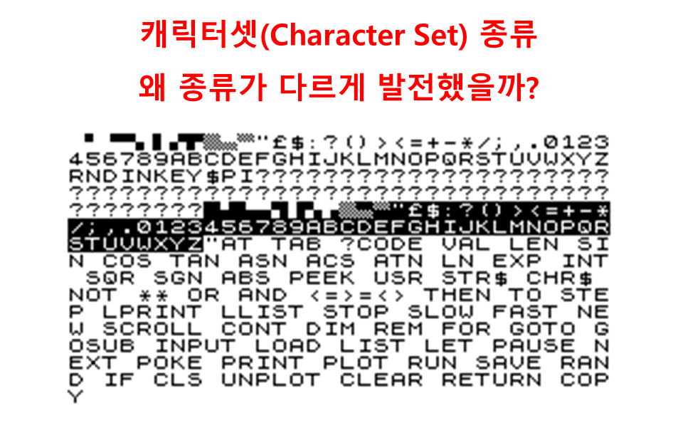 Character Set 종류 및 확인