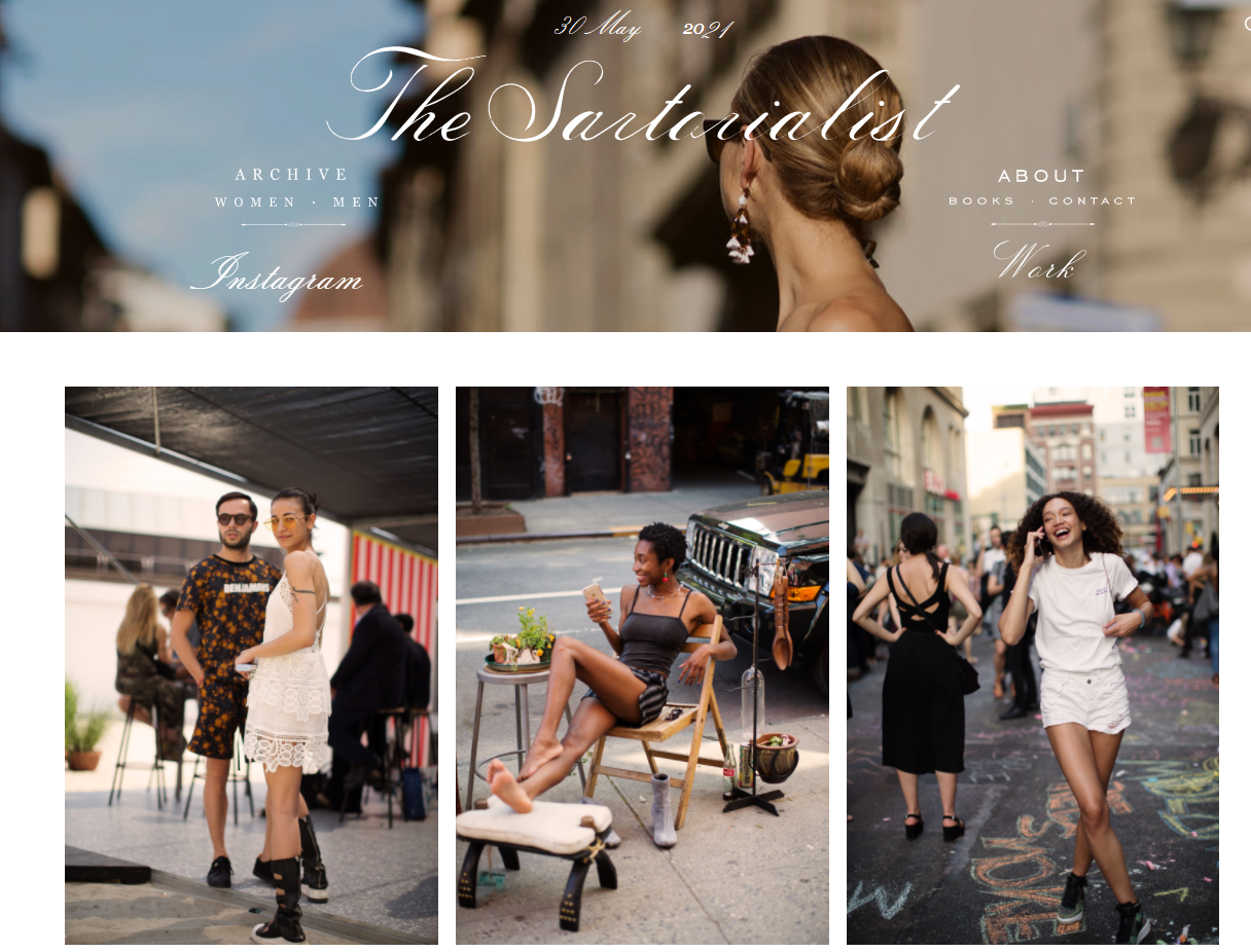  사토리얼리스트(Sartorialist) 스트릿 패션 블로그 탐방