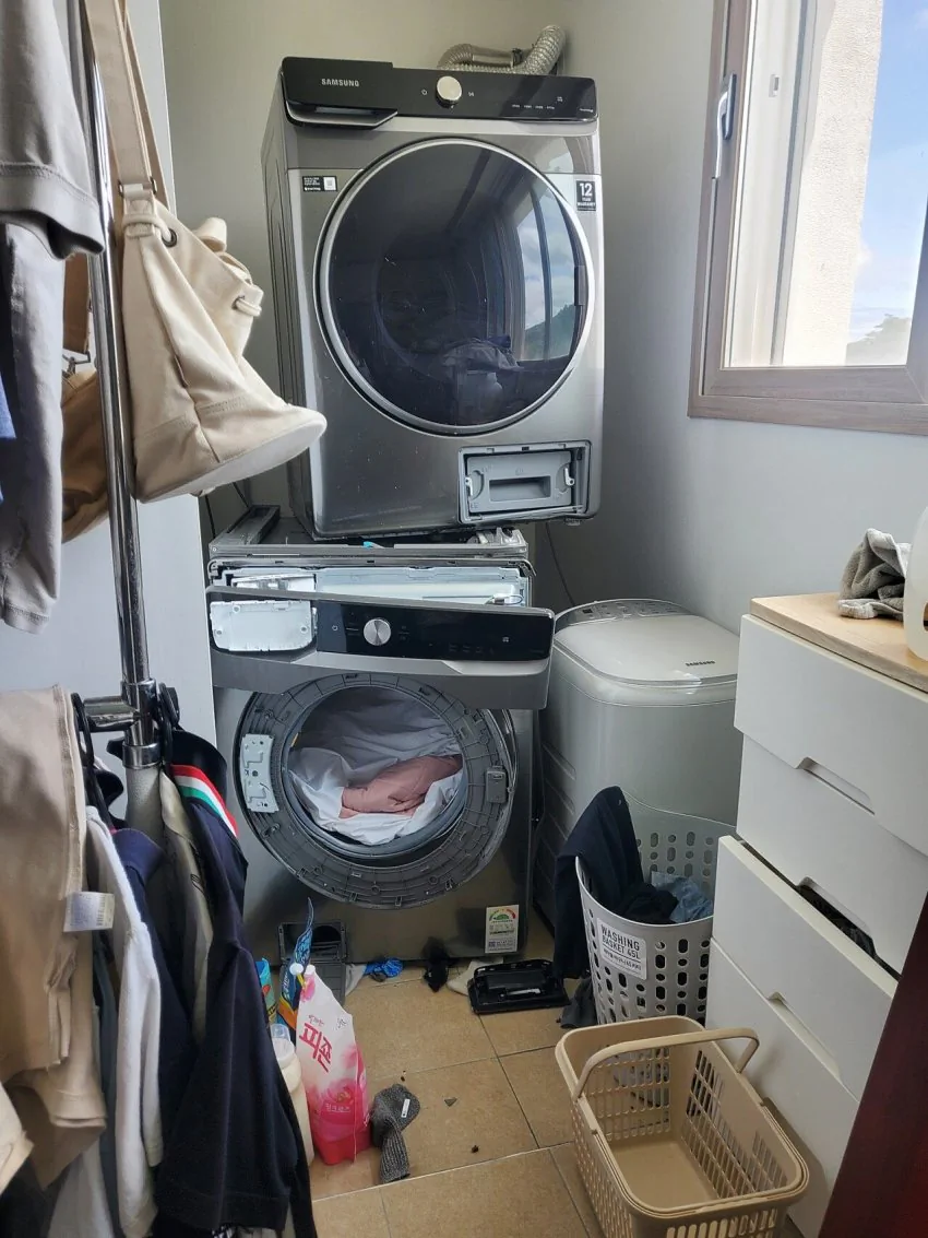 삼성 드럼세탁기 폭발