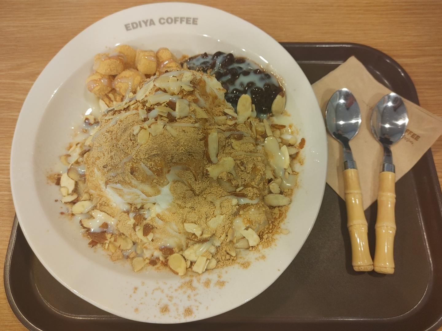  [봉화산역 맛집] 이디야 팥인절미 눈꽃빙수