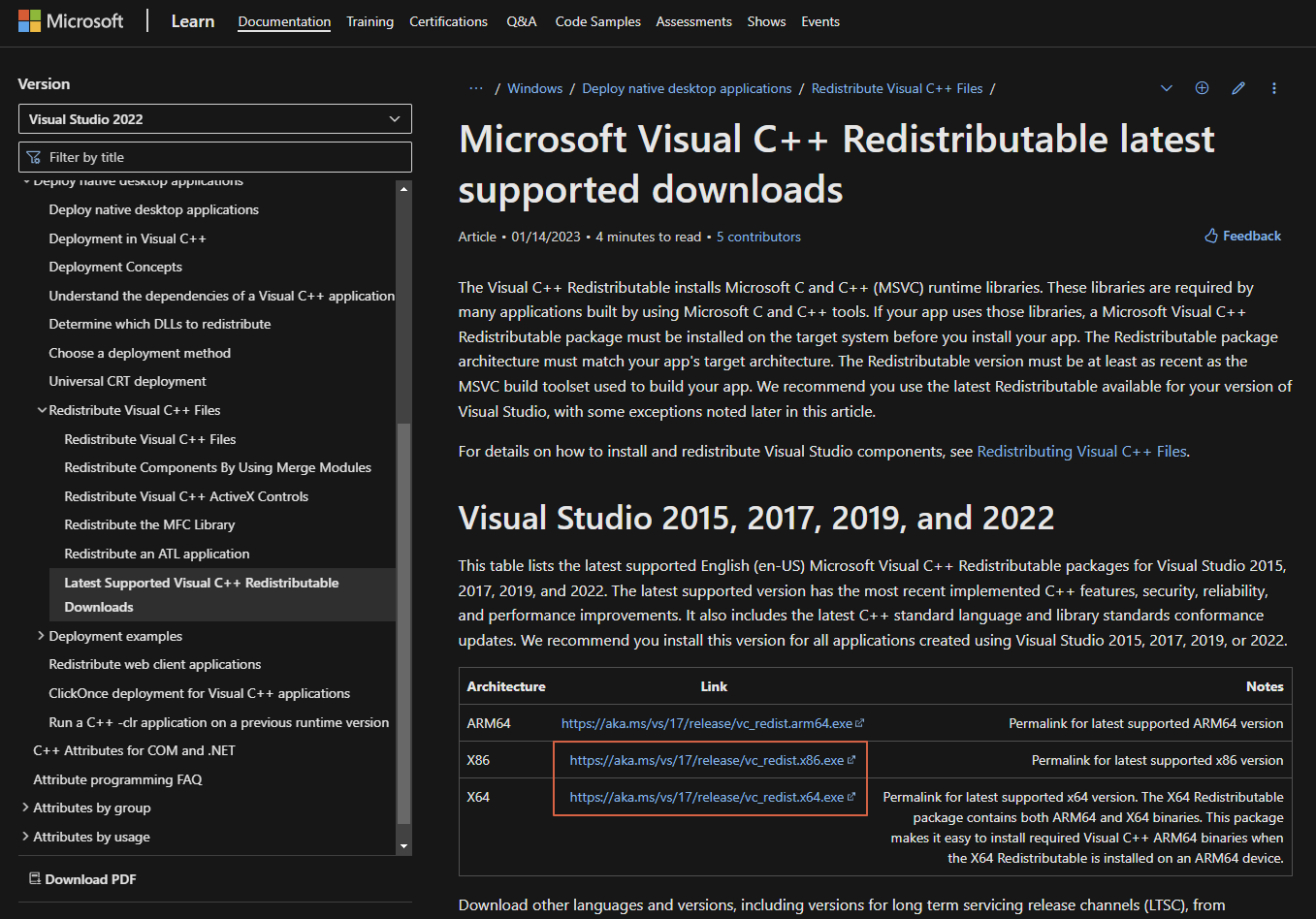 Download the Permalink package distributed by Microsoft.