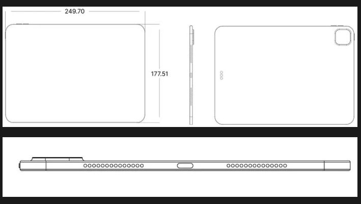 차세대 아이패드 프로 11인치 유출 스케치