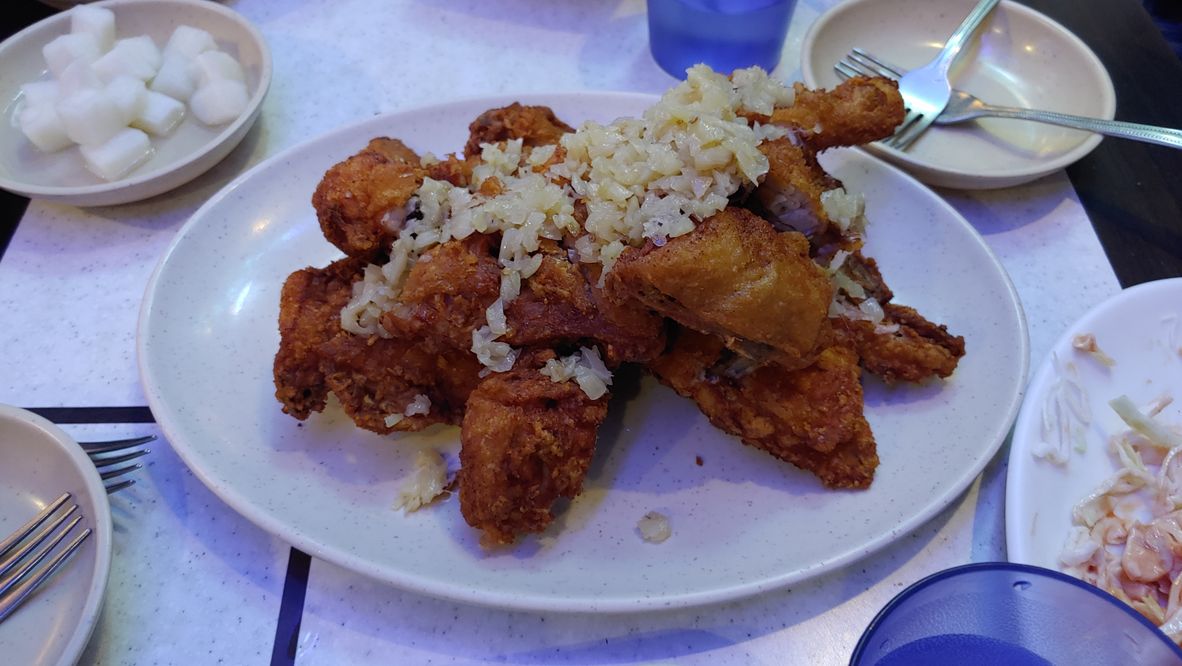  송리단길 노포 마늘치킨 맛집, 함스함스