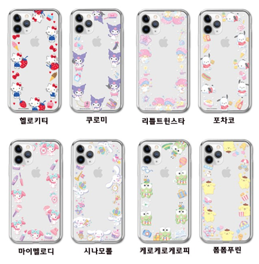  산리오 캐릭터 써클 시즌3 젤리 케이스 아이폰 갤럭시 LG와 연관 추천상품 29개
