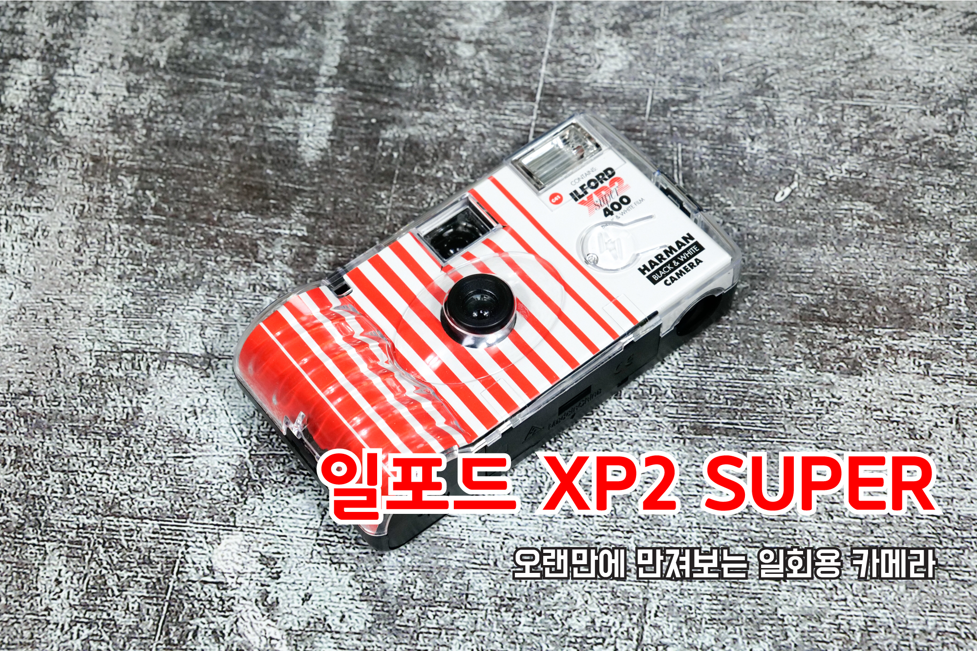  생일 선물, 여행용으로도 좋았던 일포드 XP2 SUPER 일회용카메라