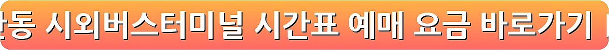 안동 시외버스터미널 시간표 예매 요금_16