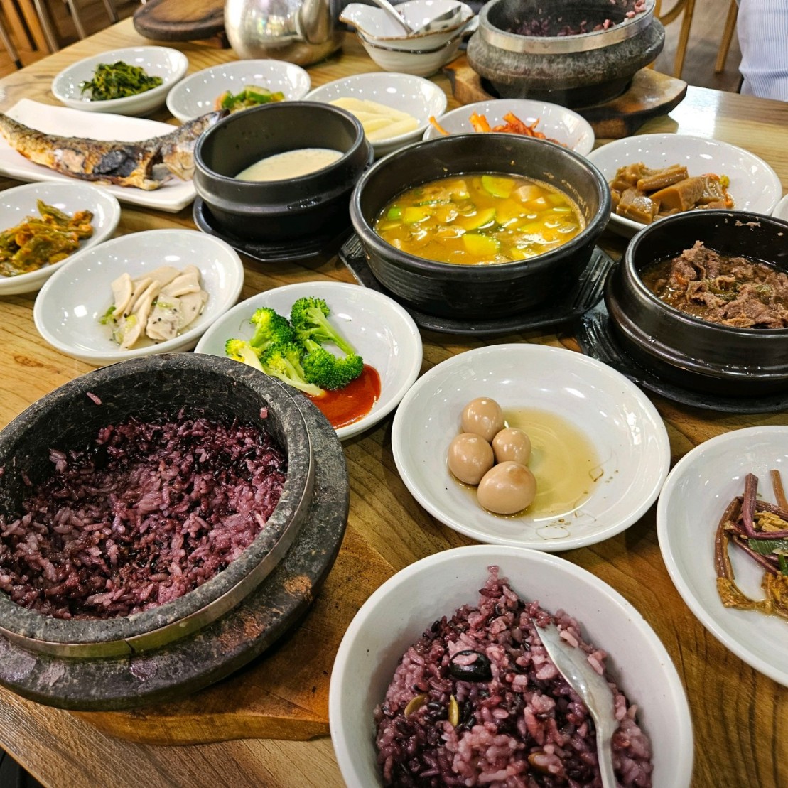 천안 한일한정식 메뉴 이미지