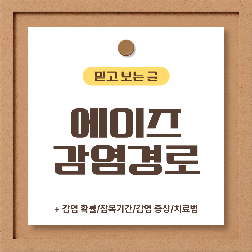  에이즈 감염경로