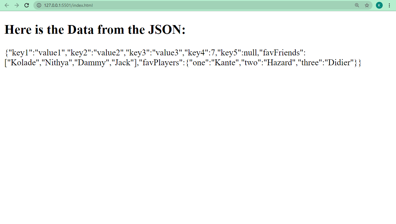 What is JSON File