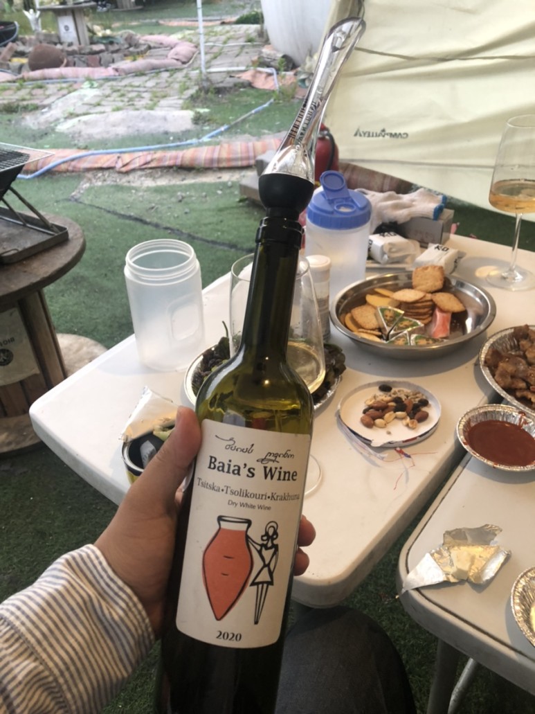  [광주]수완지구 캠핑장 빅혼 & 조지아 꿩의눈물와인