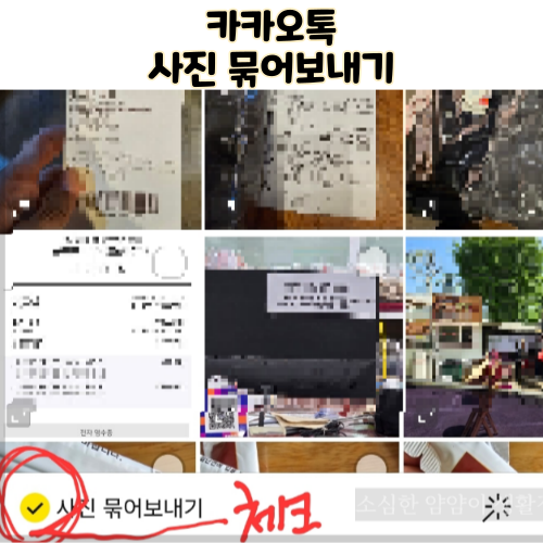  카카오톡 카톡 사진 묶어보내기 여러장 사진 한 번에 전송하기