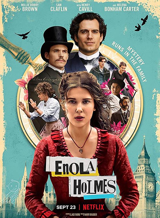  넷플릭스 영화 '에놀라 홈즈(Enola Holmes)' 셜록 홈즈 여동생 이야기