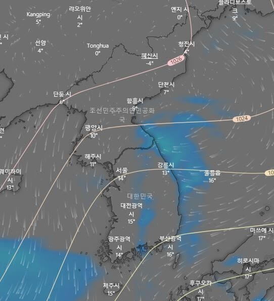 한글날대체휴무태풍급비바람