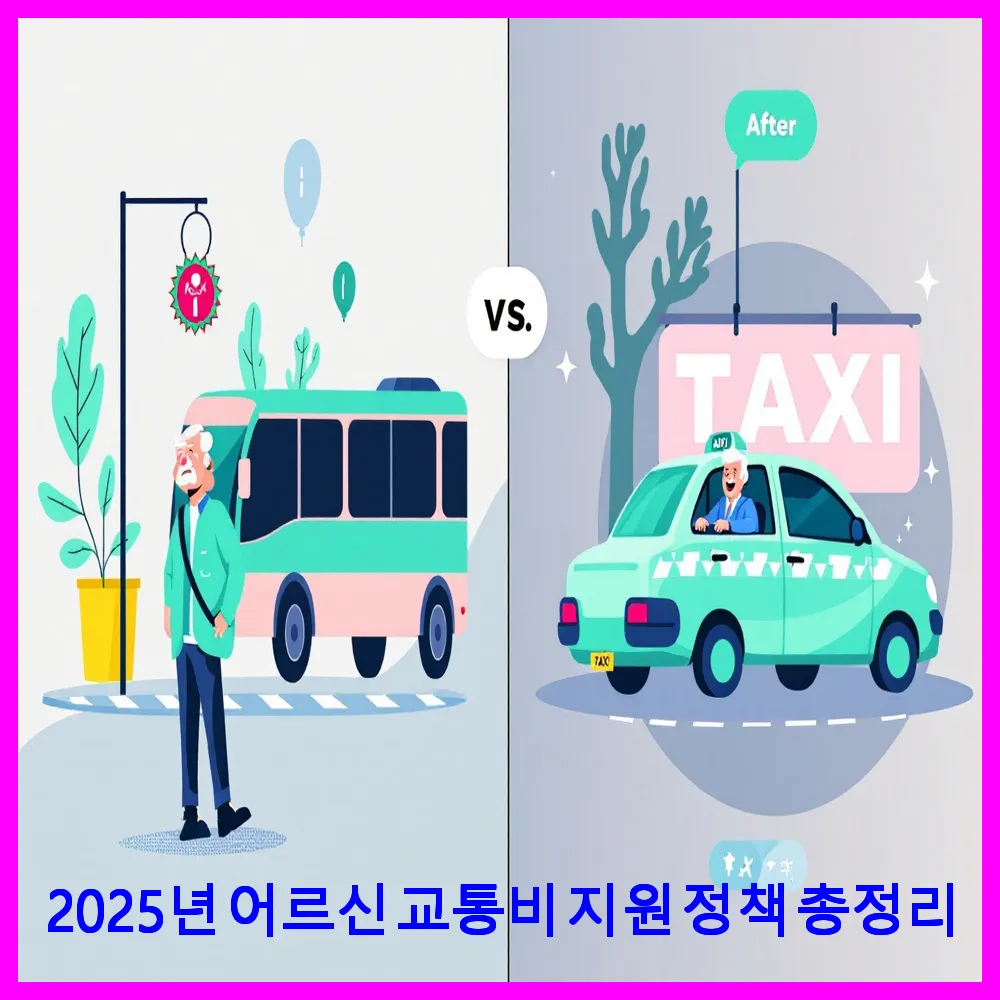 2025년 어르신 교통비 지원 정책 총정리
