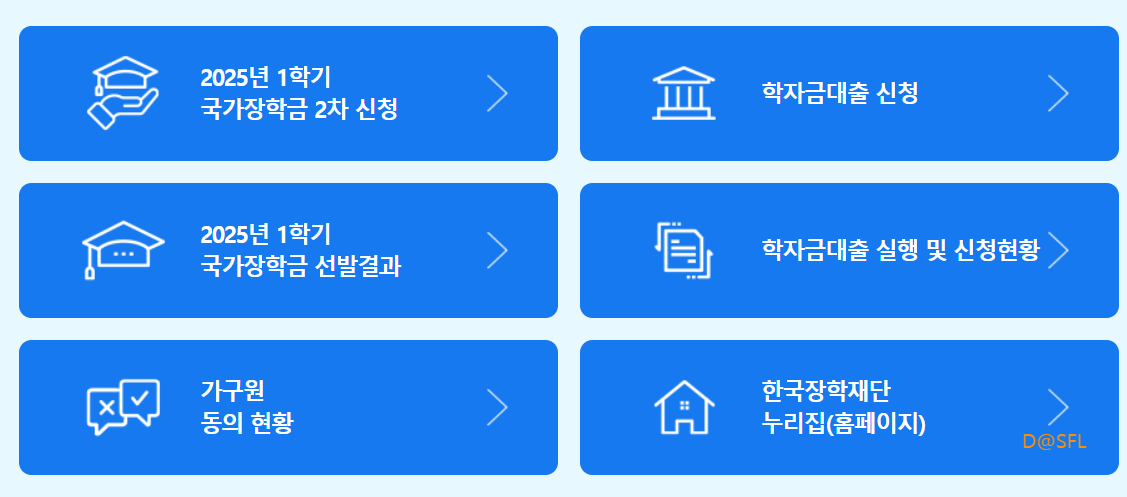 한국장학재단 국가장학금 살펴보기 2