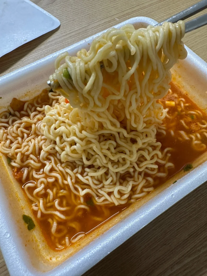 컵라면김치