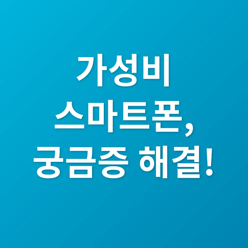 스마트폰 가성비_4