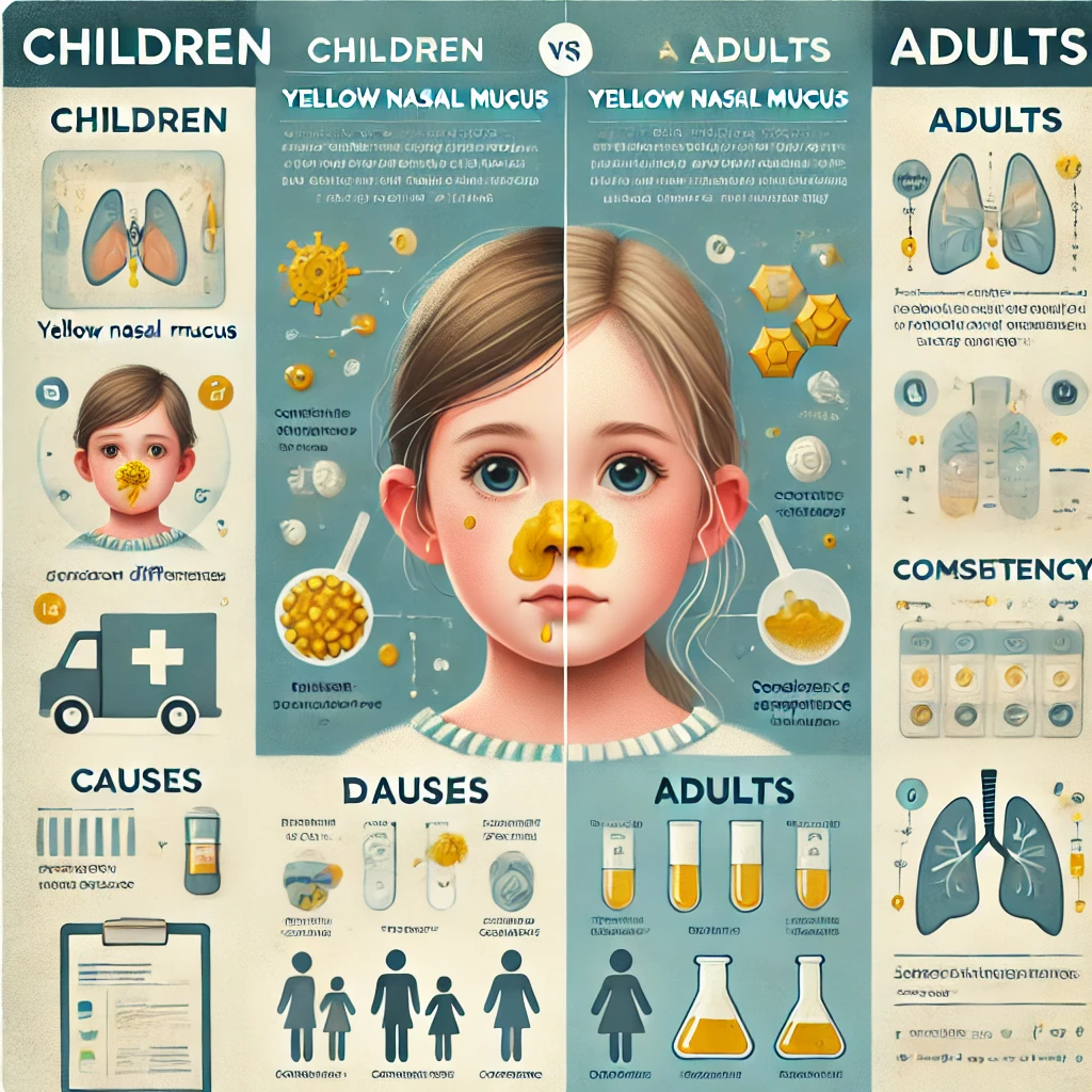 노란 콧물에 대한 이미지
