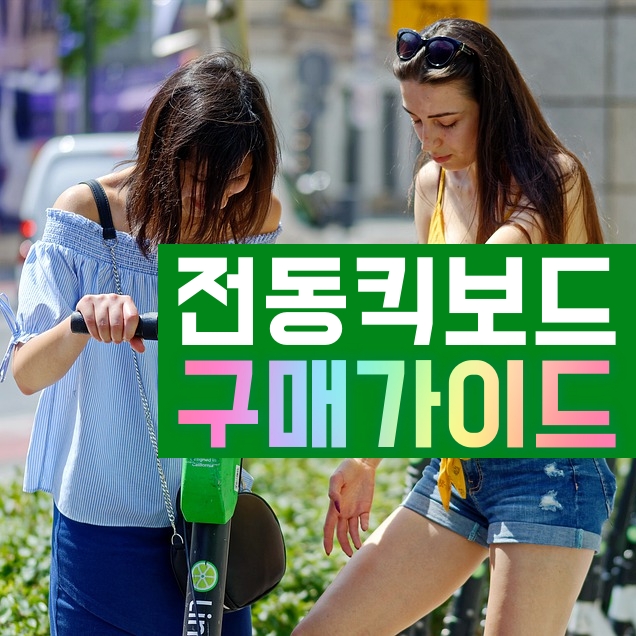  전동킥보드 구매가이드