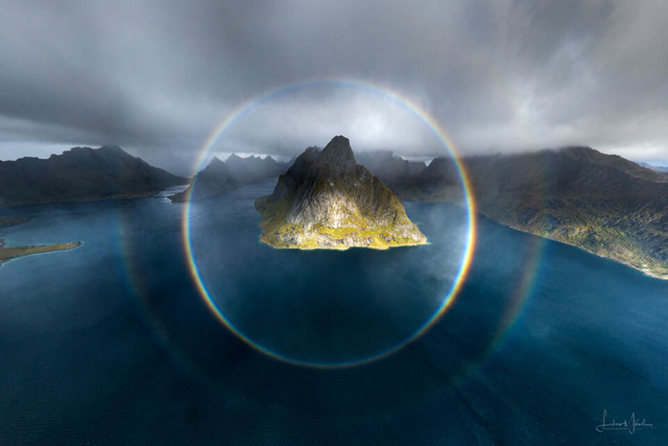  [NASA/APOD/오늘의 천체사진] A Full Circle Rainbow over Norway