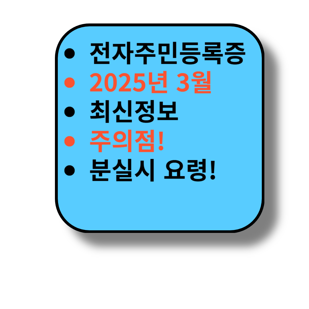 2025년 3월 전자주민등록증