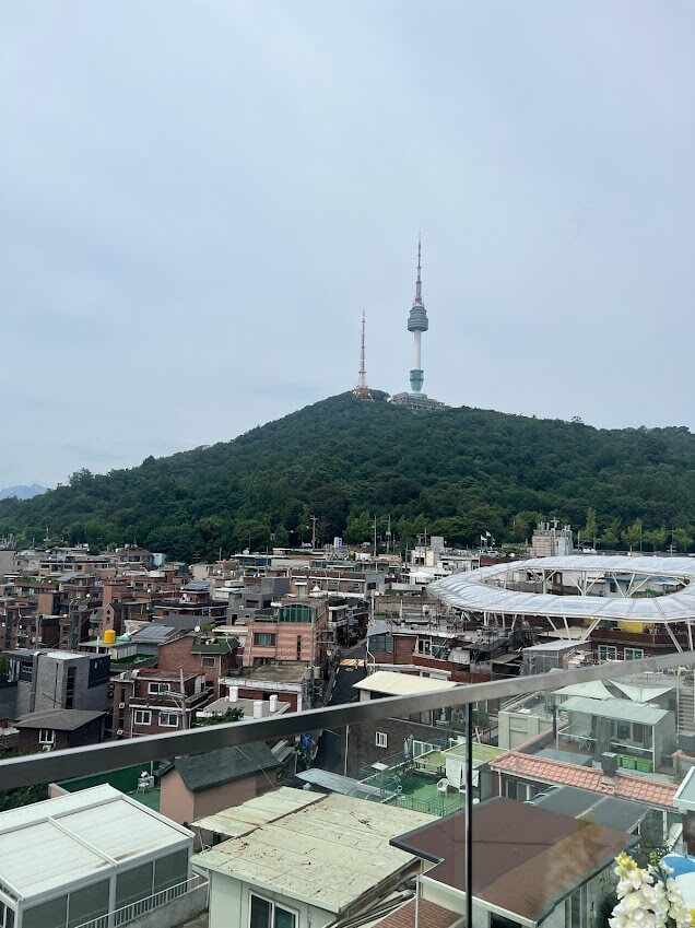 다해방 남산타워 뷰
