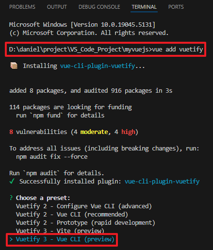 [Vue.js] Vuetify3프레임워크 설정하기