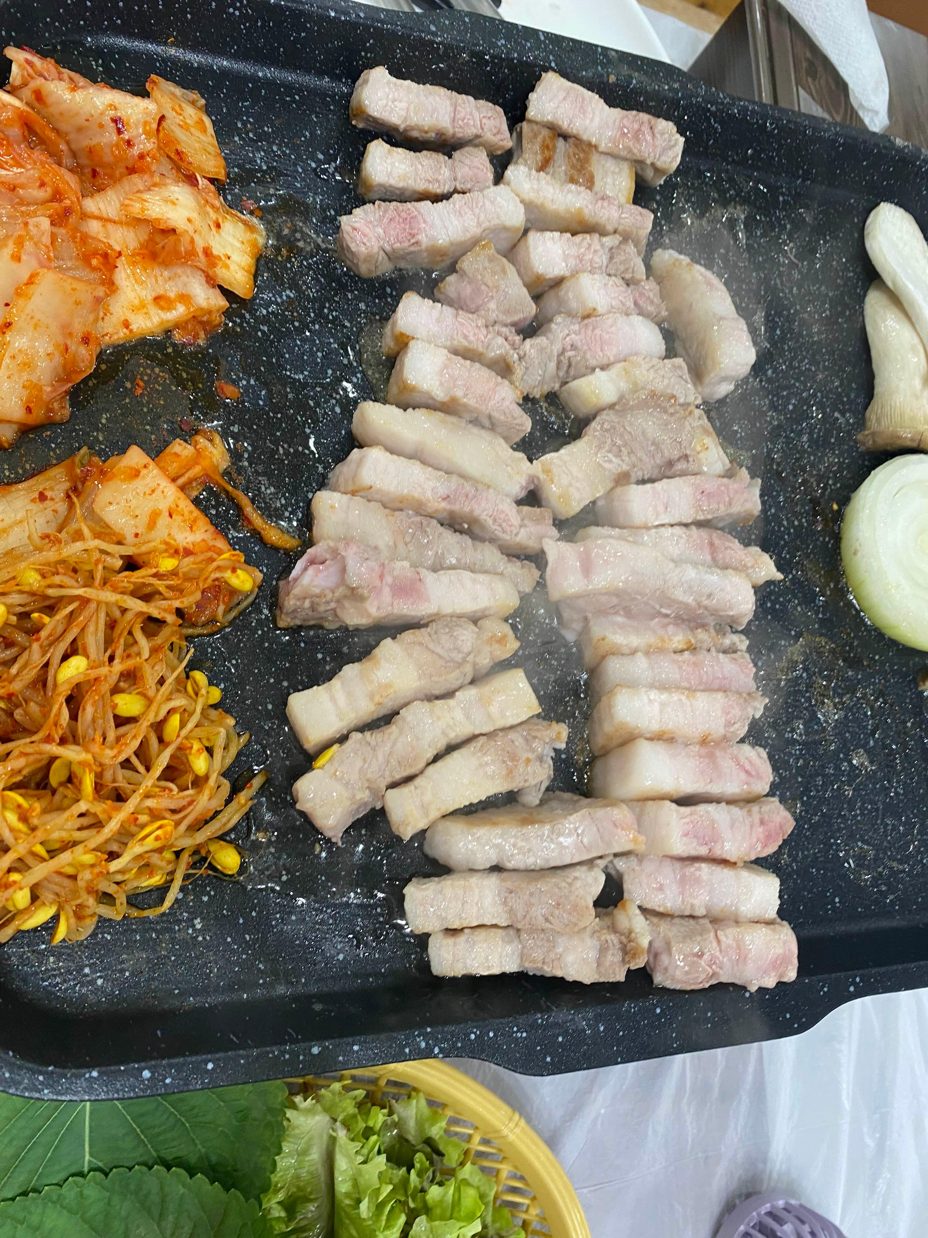 김포 청룡회관 메뉴 삼겹살